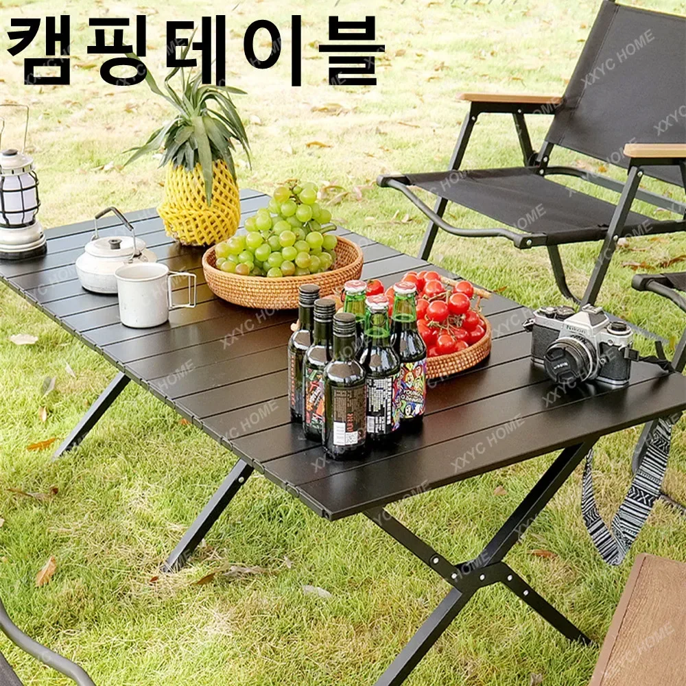 Picnic Table and Chair Folding Camping Hiking Portable Equipment Supplies Collapsible Lightweight Nature Hike Outdoor Furniture