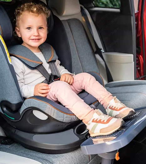 Child Safety Seat Upgraded Foldable Foot Pedal – Universal Baby Footrest & Foot Stool for Car Seats