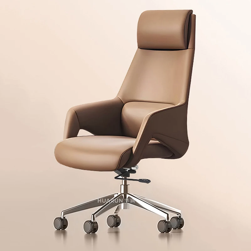 

Vanity Leather Office Chair Playseat Modern Designer Cushion Bedroom Office Chair Nordic Comfortable Taburete Trendy Furniture