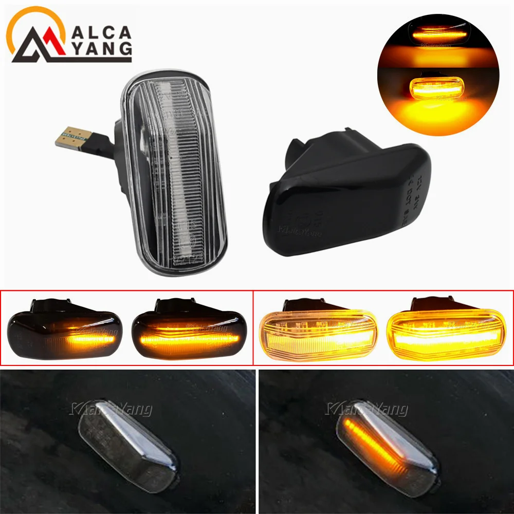 2pcs Led Dynamic Side Marker Turn Signal Light For Honda Stream S2000 CR-V HR-V Civic City Fit Jazz Accord Repeater Signal Light