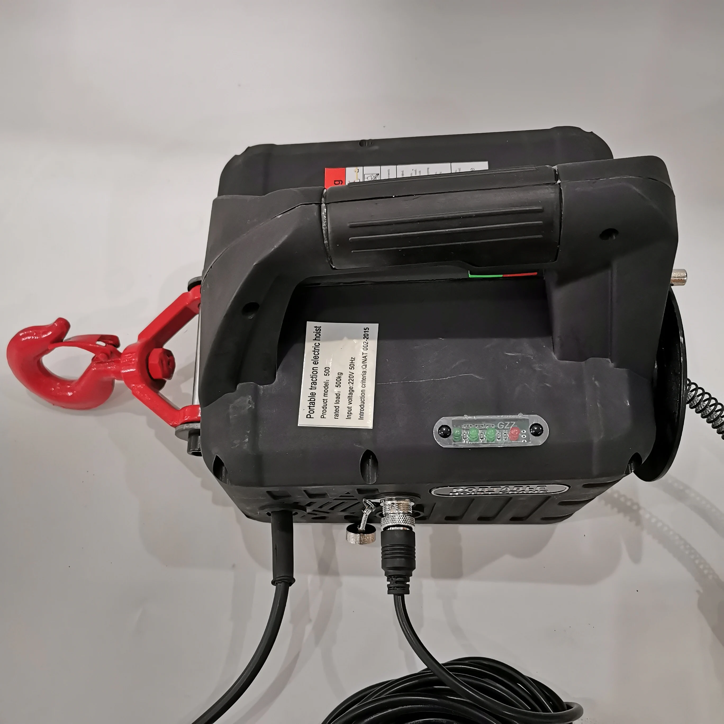 Electric Hoist Winch | Portable Crane Lifting Tool 500kg / 1100lbs with Wireless Remote Control 110V/220V