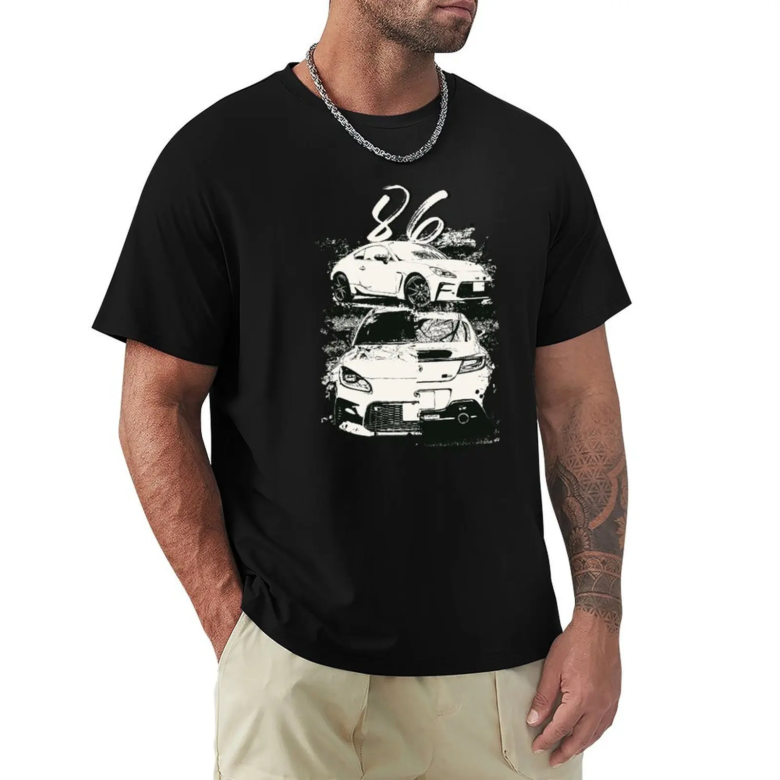

GR86 Manga Style T-Shirt Holiday Party Tee Shirt