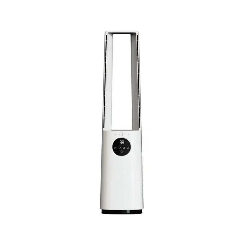 Intelligent bladeless oscillation air-cooled bladeless fan cold DC motor electric bladeless vertical fan