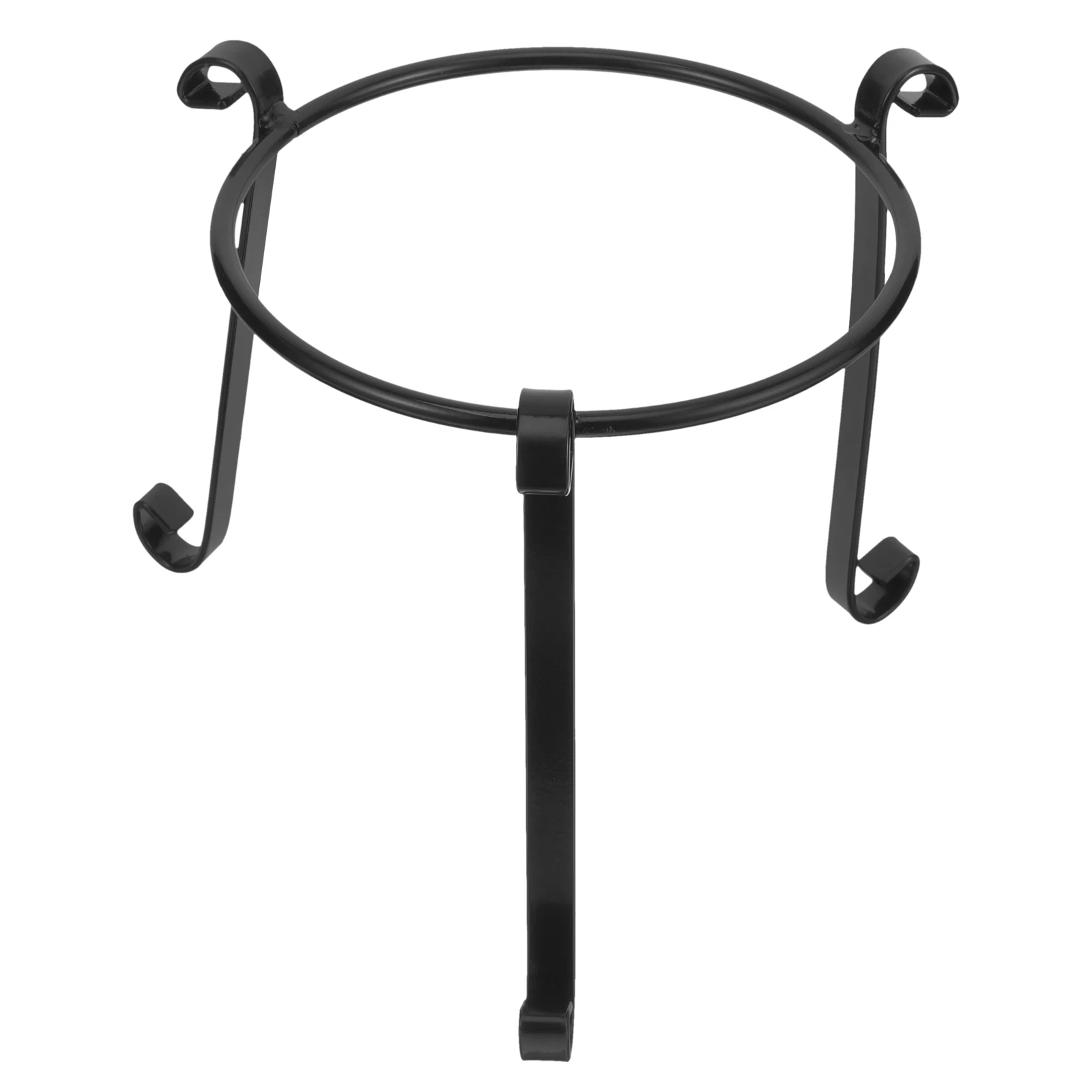 

Iron Flower Multi-layer Plant Shelf Metal Holder Black Stands Garden Decor Flower Bowl Shelf Pot Rack