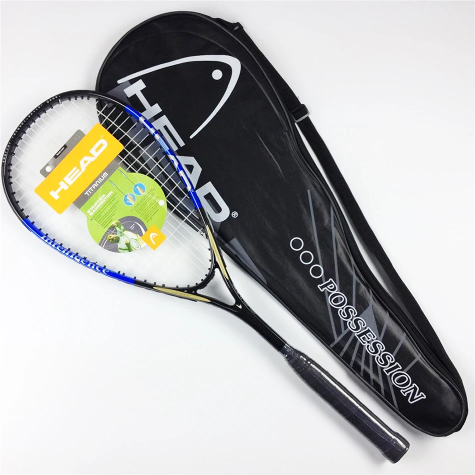 HEAD Full Carbon Squash Racket for Men and Women Beginner Elective Racket Composite Carbon Integrated Squash Racket With Bag