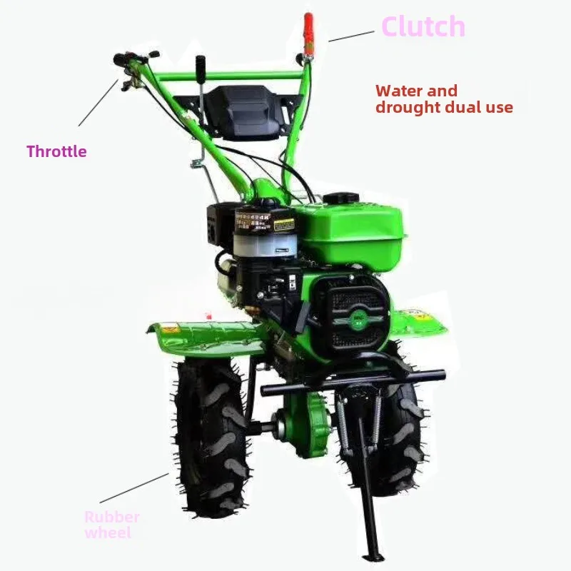 

diesel engine agricultural water and drought dual-purpose self-propelled trenching