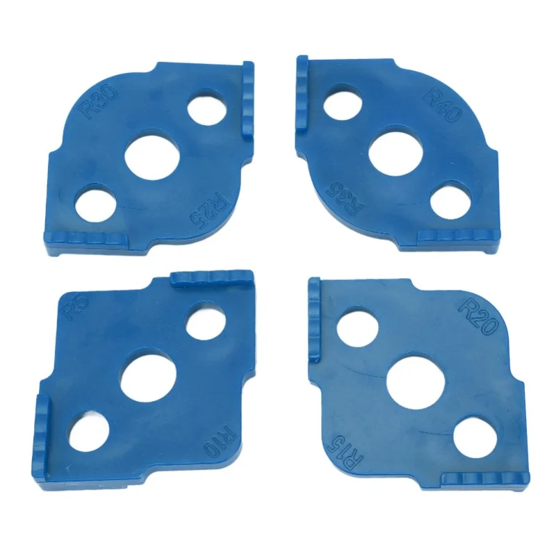 4pcs-r-corner-templates-round-angle-radius-jig-routing-template-abs-woodworking-corner-locator-blue