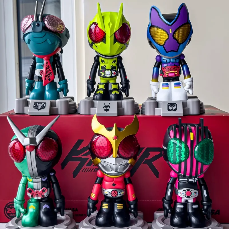 

Original In Stock Wasa Collaboration Kamen Rider Dreadlock Blind Box Kongai Teiji Gabu Trendy Christmas Gifts Desktop Decoration