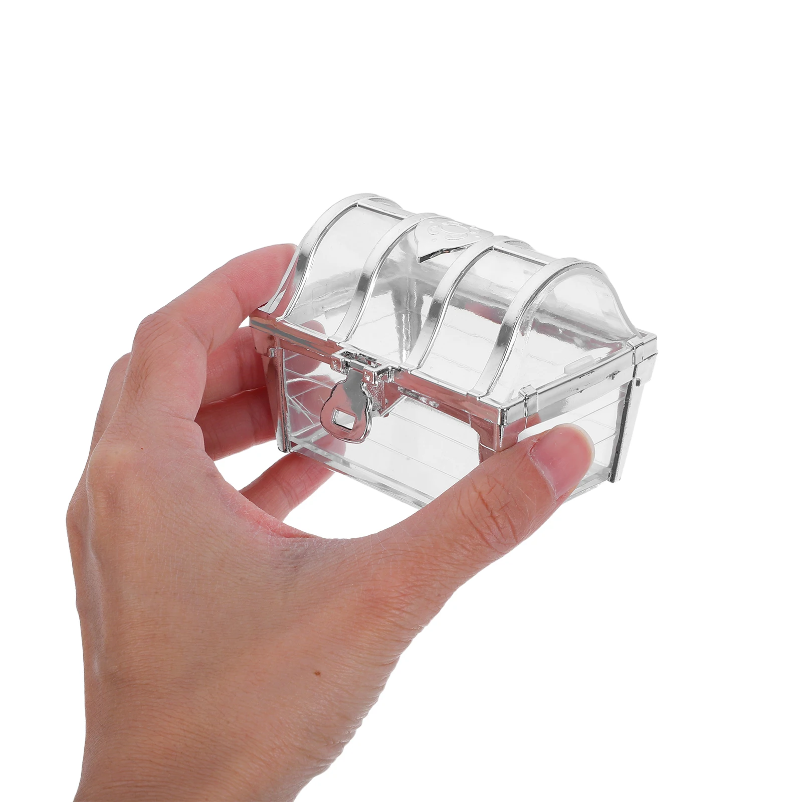

Pirate Treasure Chest Candy Box Plastic Jars Straight Hair Present Boxes for Wedding