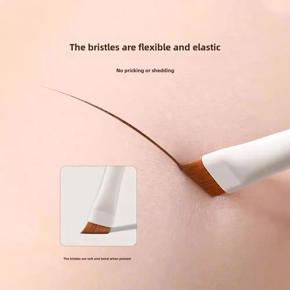 1/2/3Pcs Upgrade Klinge Eyeliner Pinsel Ultra Dünne Feine Winkel Flache Augenbraue Pinsel Unter Augen Make-Up pinsel Präzise Detail Pinsel