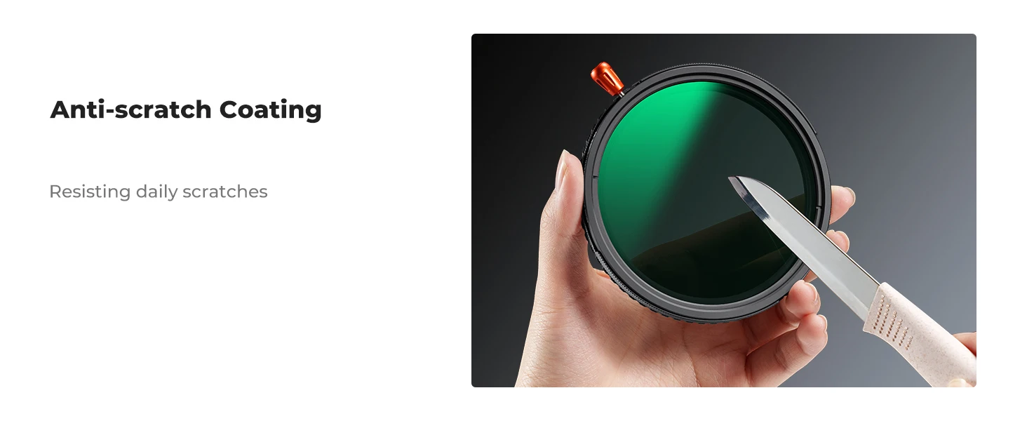 K&F Concept 3in1 ND2 auf ND32 Filter 1/4 Black Pro Mist CPL Filter 67mm Multifunktionsfilter NANO-X 46mm 49mm 52mm 55mm 77mm 82mm – Detail 10