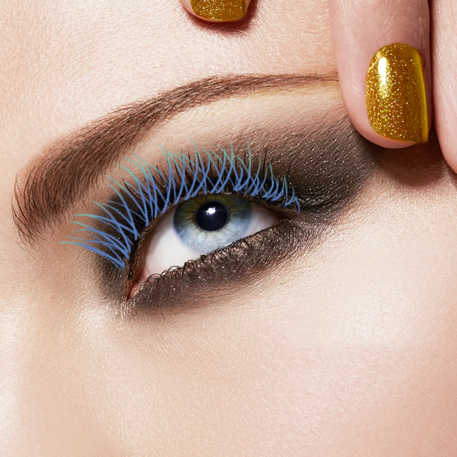 

1 Box Fluorescent Fake Eyelashes 3D Dramatic False Eyelashes Natural Long Curly Handmade Lashes For Women Cosplay Makeup