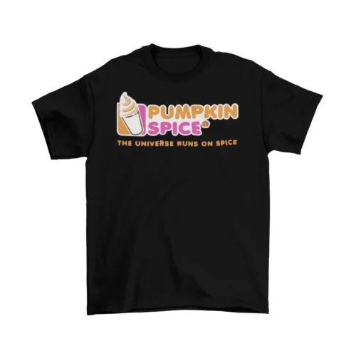 Pumpkin Spice Dunkin Donuts T-Shirt Unisex Funny Coffee Halloween Sizes Fall New