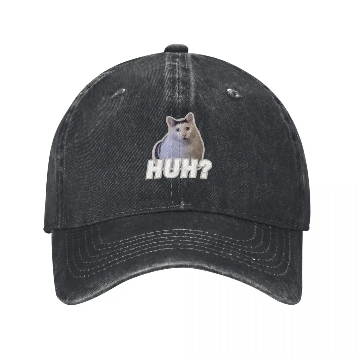 

Huh cat meme Huh Baseball Cap Gentleman Hat Icon Women Men's