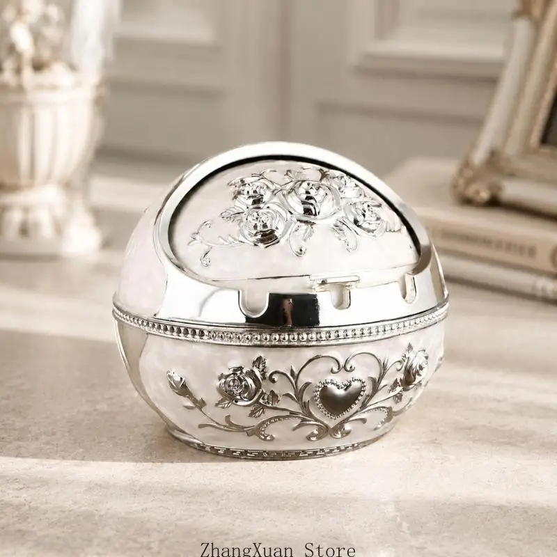 Odorproof Ashtray for Keeping Collected Contents Covered Between Uses 3XUF