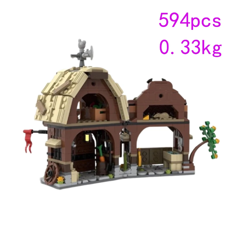 45 Spot MOC-85668 Casa 145861 Tenda 114761 Stabile Piccole Particelle di Montaggio Blocchi di Costruzione Giocattolo Educativo Modello Regalo Set Ornamen