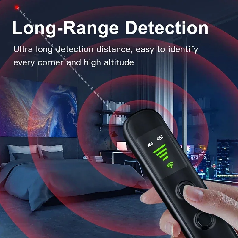 Hidden Camera Detector Anti-Spy GPS Tracker Detector Hotel Infrared Anti-Positioning Anti-Eavesdropping Tracking Scanning