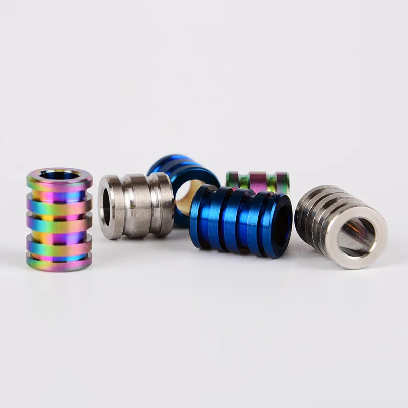 Titanium Alloy Knife Beads Rope Cord EDC Paracord Bead Pendant EDC Fidget Spinner Push Slider DIY Accessories Fidget Slider Bead