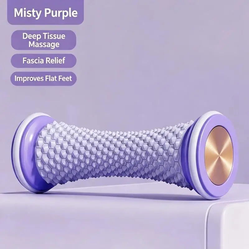 Foot Massage Roller BPA Free PP Material Textured Surface Deep Tension Relief for Home Workout Office Rest Use