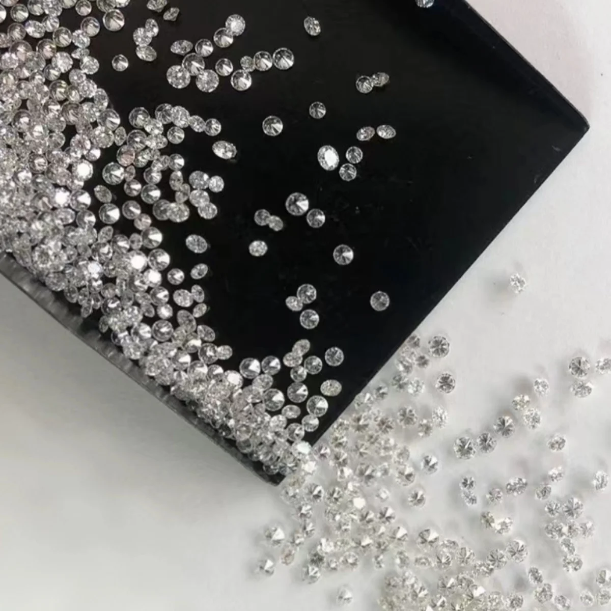 1ct 0.9-3.0 مللي متر قطع مستديرة المشاجرة مختبر نمت الماس DEF VS-VVS فضفاض صغير الماس لإعداد المجوهرات