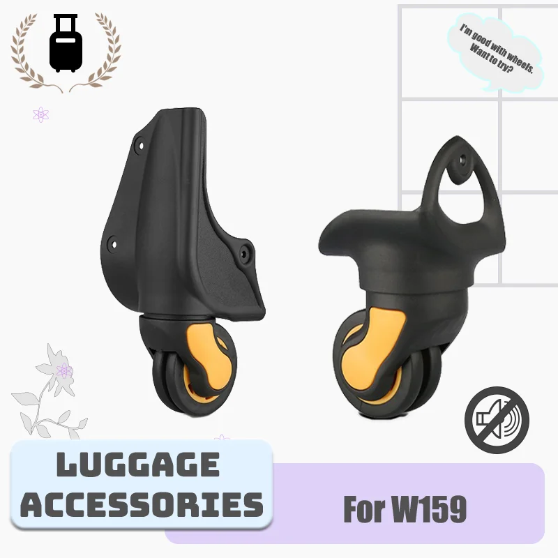 

For W159 High-Performance Silent Luggage Wheels - Universal 360° Smooth-Rolling Swivel Wheel Replacement Kit