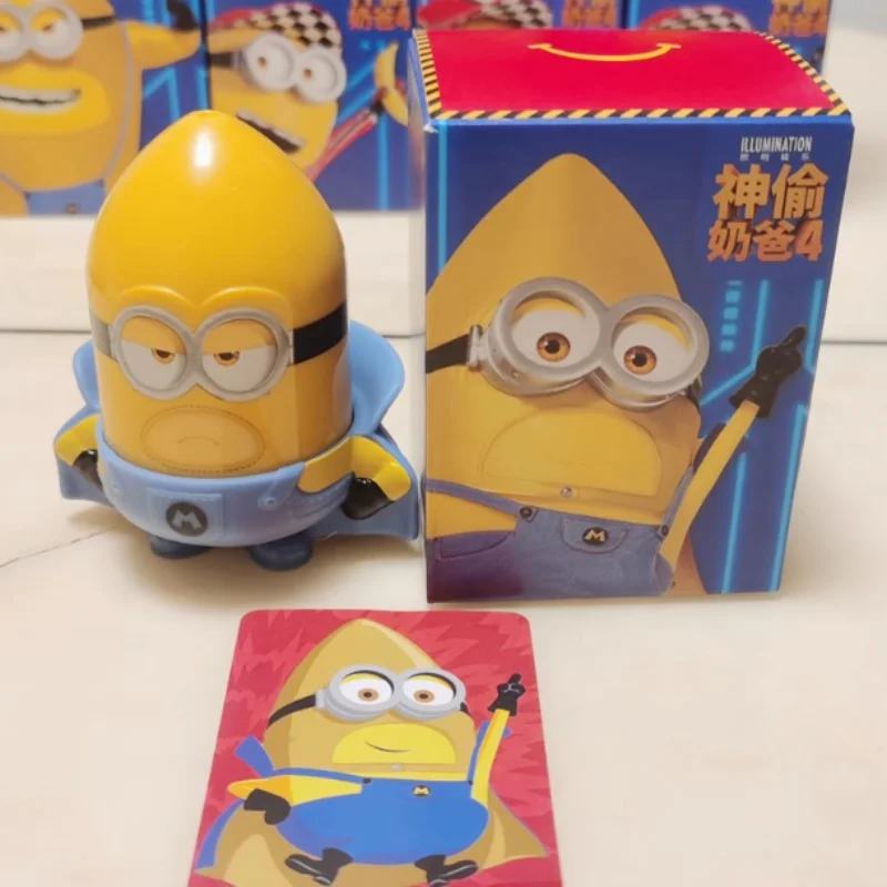 Minion Anime Peripheriegeräte Niedliche Action Anime PVC Figur Modell Kawaii Sammlerpuppen Raumdekoration Spielzeug Kinder Geburtstagsgeschenke