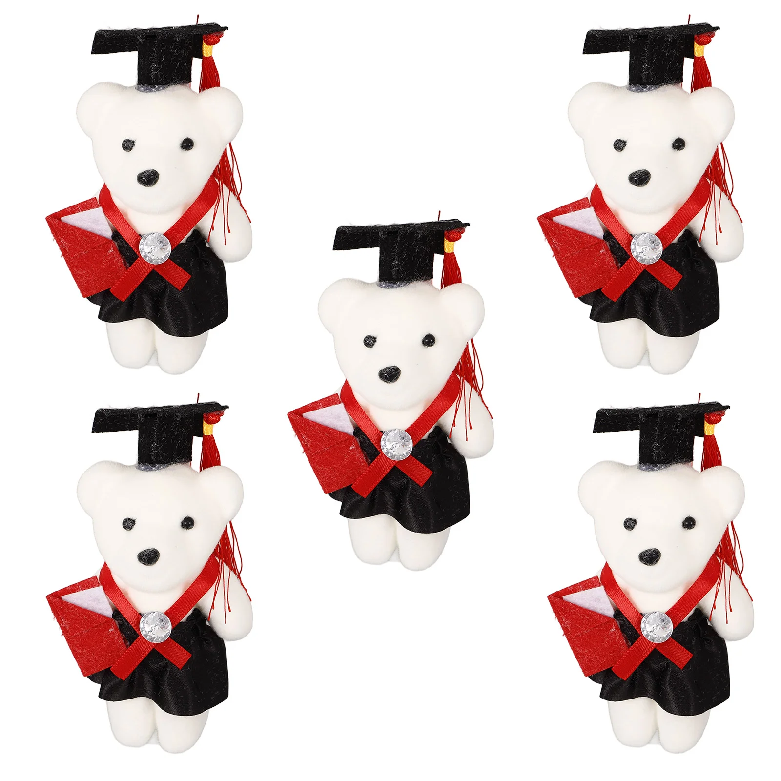 

Graduation Season Dr Bear Dolls Ceremony Gift Decorations Commencement Ornaments for Bears Plush Animals