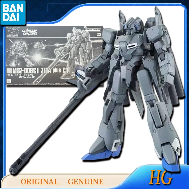 Bandai Original Genuine HG GUNDAM SENTINEL MSZ-006C1 ZETA Plus C1 Anime Action Figures Toys Kids Gift Assembly Model Ornaments