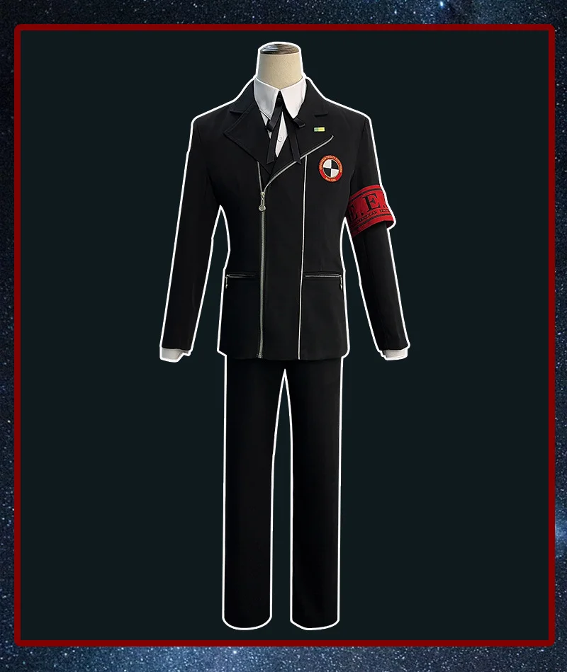 أنيمي ماكوتو يوكي تأثيري حلي Gekkoukan زي المدرسة الثانوية التطريز دعوى السراويل قميص ارتداء اليومي زي تنكر