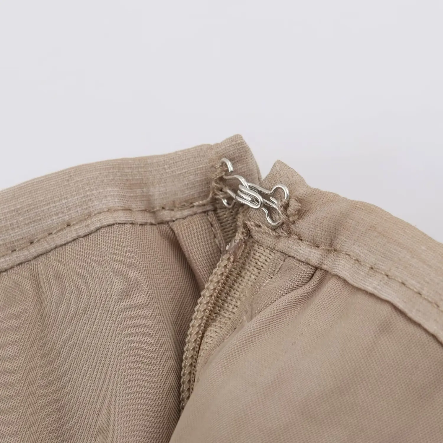 BSAY 2026 Eleganter Midirock für Reife Frauen mit Drapierung und Einsätzen, Hohe Taille, Plissierter A-Linien-Rock, Büro- und Freizeitkleidung – Detail 18