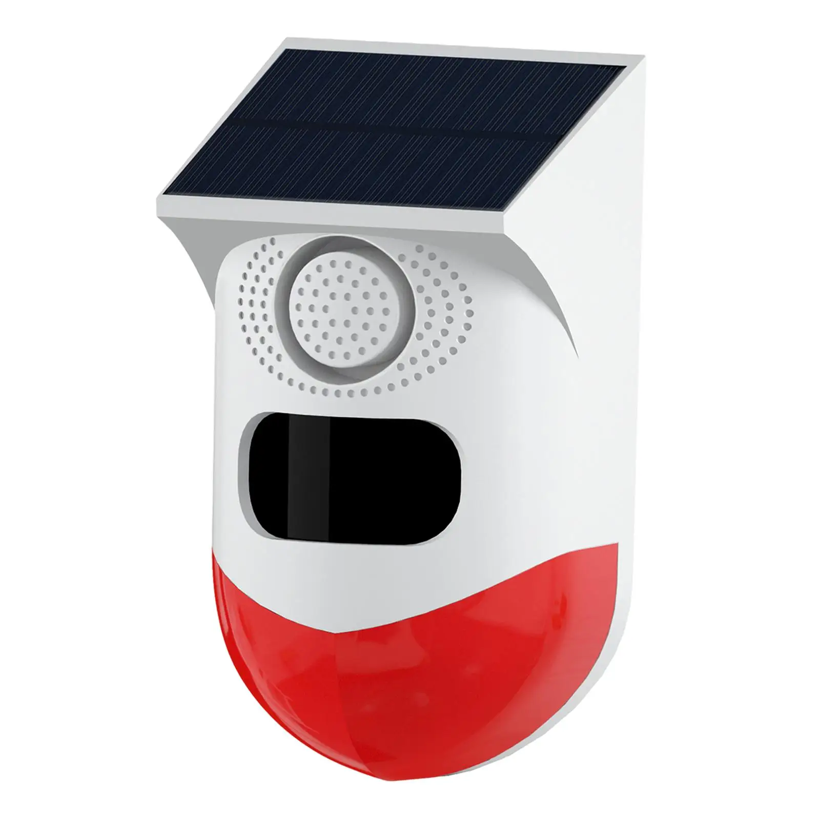 Solar Powered Alarme com Motion Sensor, Alarme para garagem, Portão exterior