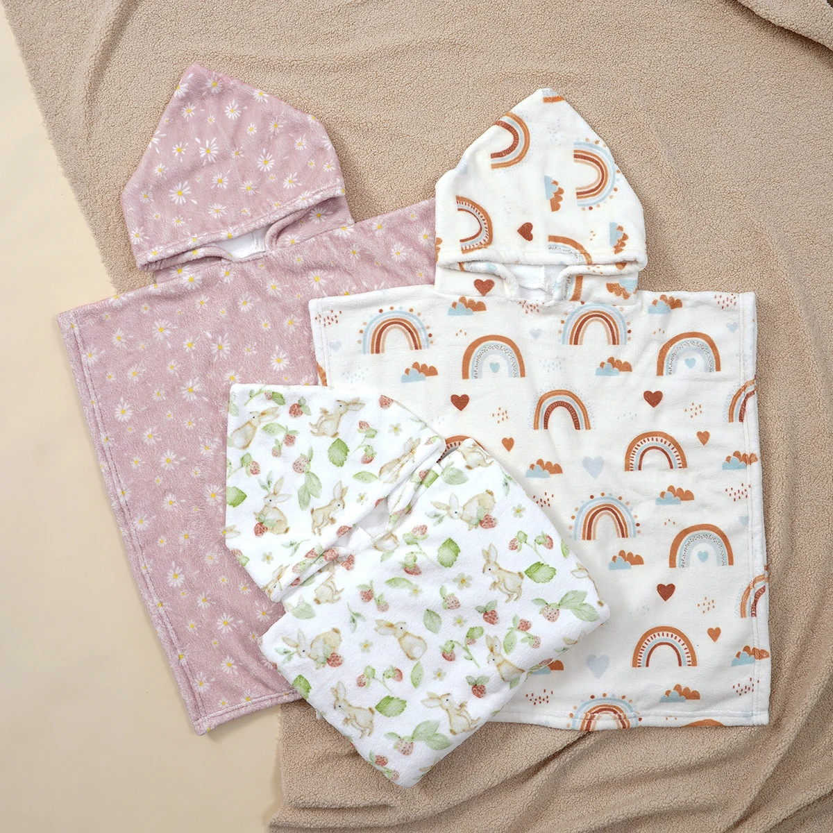 

1 шт. детские полотенца с капюшоном — мягкое и впитывающее полотенце из кораллового флиса для комфорта и тепла — необходимое для ванны или душа, подарок на осень и зиму