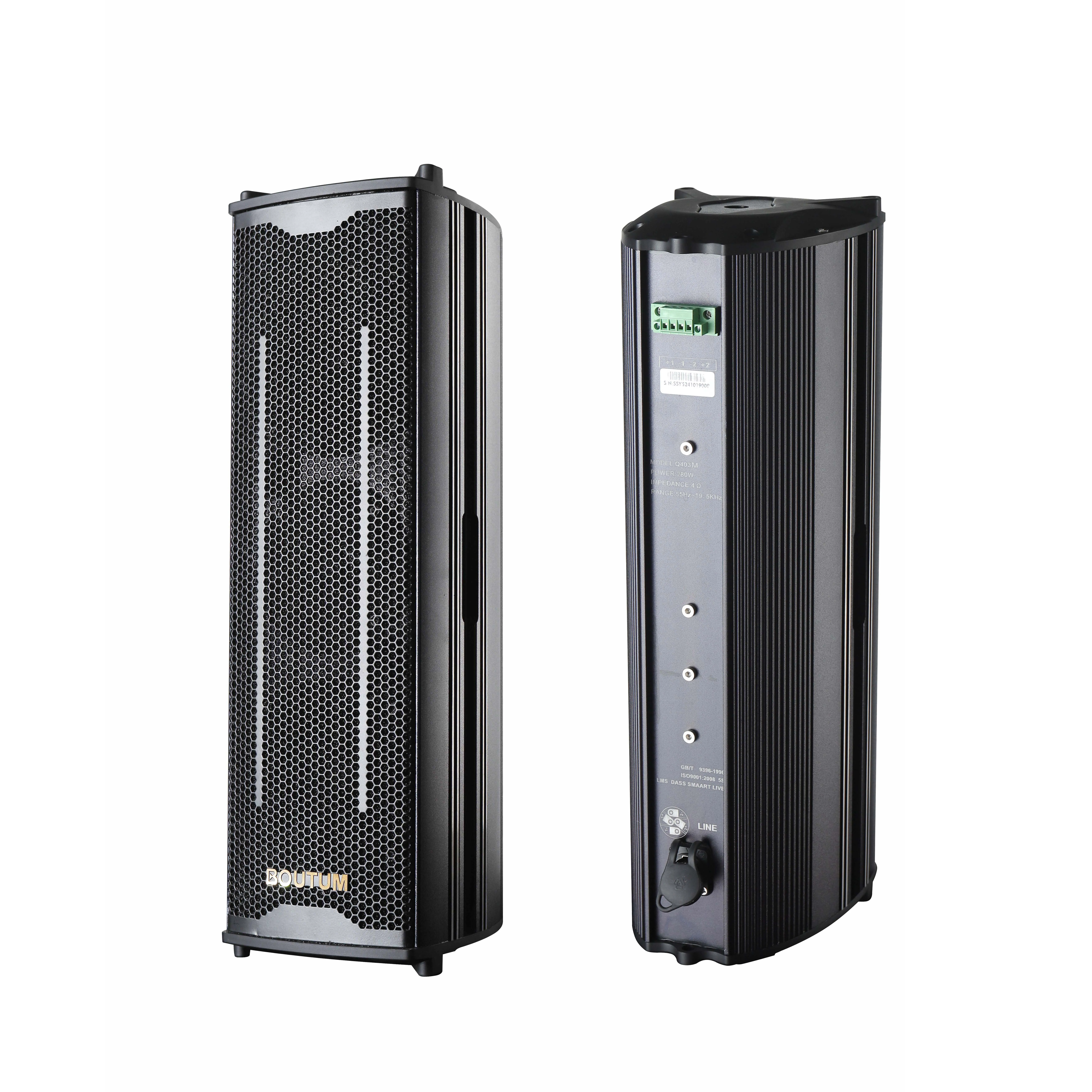 4.5 Inch Column Speakers with 12 Inch Subwoofer Active Audio PA Sound System Audio Sound Equipment