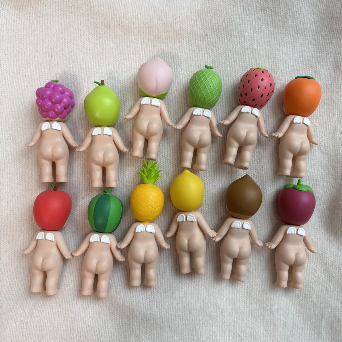 Sonny Angel Mini Figure Old Fruit series Blind Box No box No bag Apple DragonFruit Grape Melon Orange SAS65004