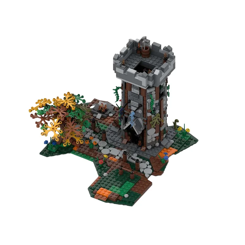 1232 Elementy Miejska Wieża Obserwacyjna MOC Konfigurowalny Modułowy Projekt Budowy Popularny Prosty Model Technologiczny DIY Zabawka Prezent dla Chłopców na Festiwal