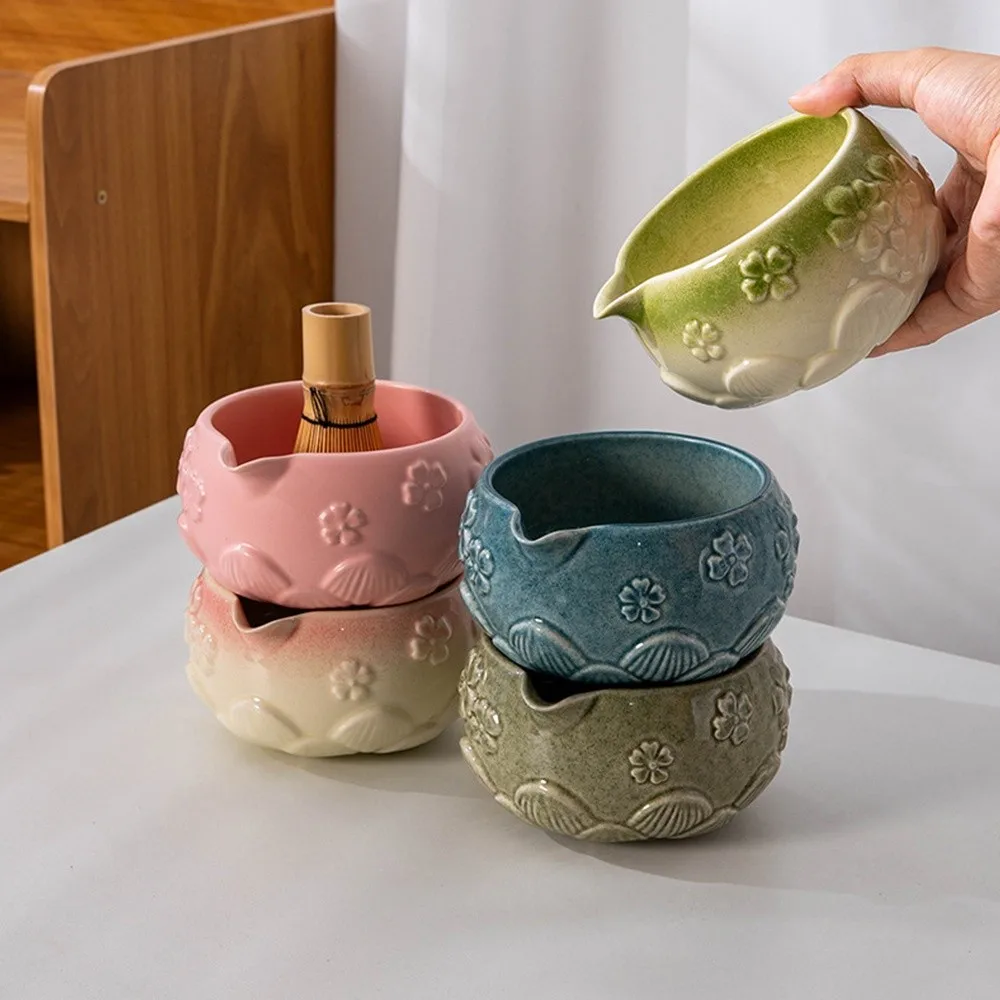 

5 шт., керамический бамбуковый японский чайный сервиз матча, чаша матча, многоразовый набор венчиков для матча, держатель для венчика матча, набор для изготовления матча