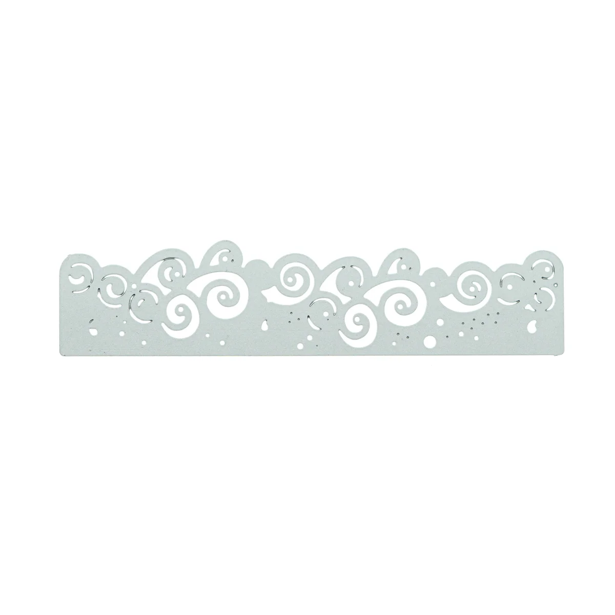 Sea Wave Spoondrift Pattern Metal Cutting Dies Scrapbooking Envelope Cover Edge Craft DIY Postcards Border Decorating Die Cutter