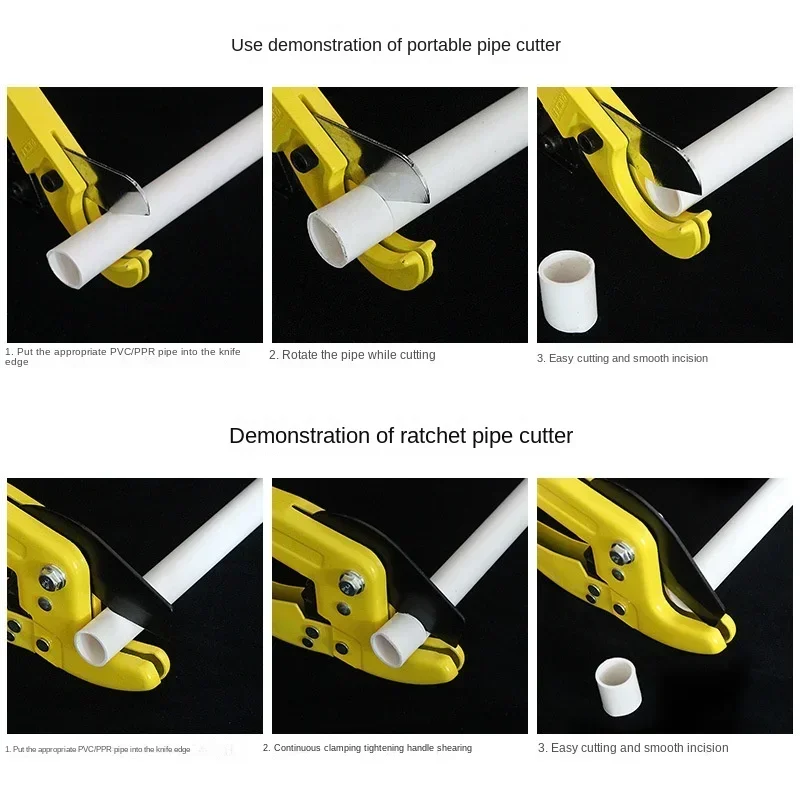 Portable Pex Cutter 31mm Pipe Cutte Tube Cutter 1.25 Inch PEX Pipe Cutting Tools For PEX PVC PPR Plastic