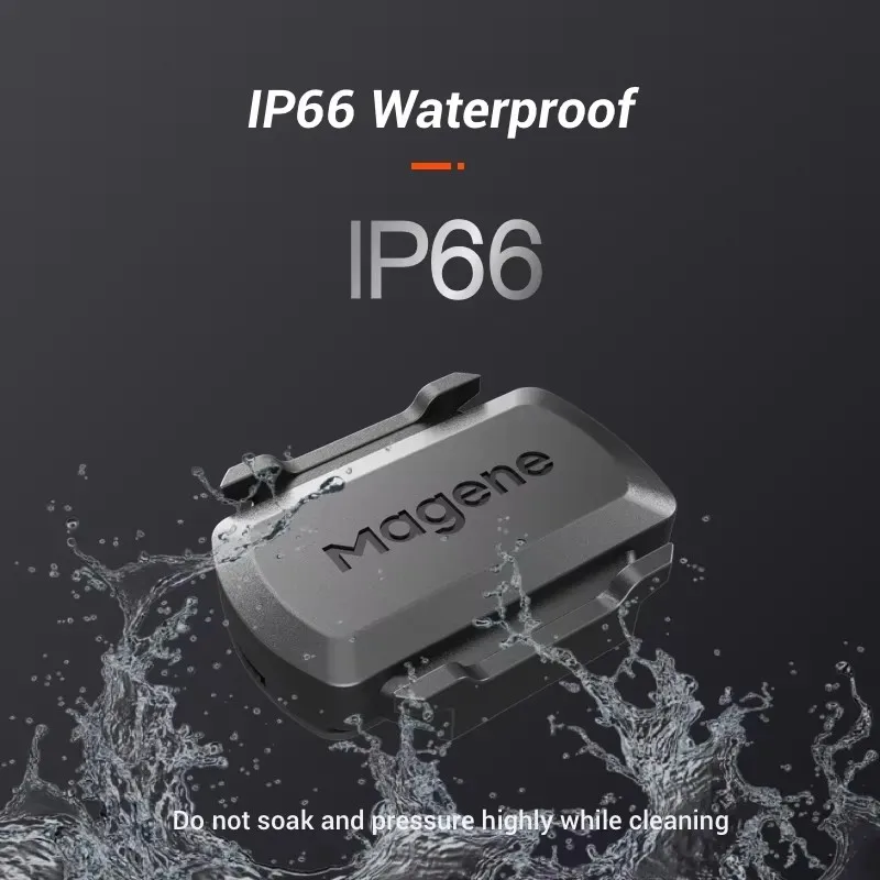 Magene Speed Cadence Sensor ANT Bluetooth Computer Speedmeter Dual Sensor ملحقات الدراجة المتوافقة مع Wahoo Onelap Zwift