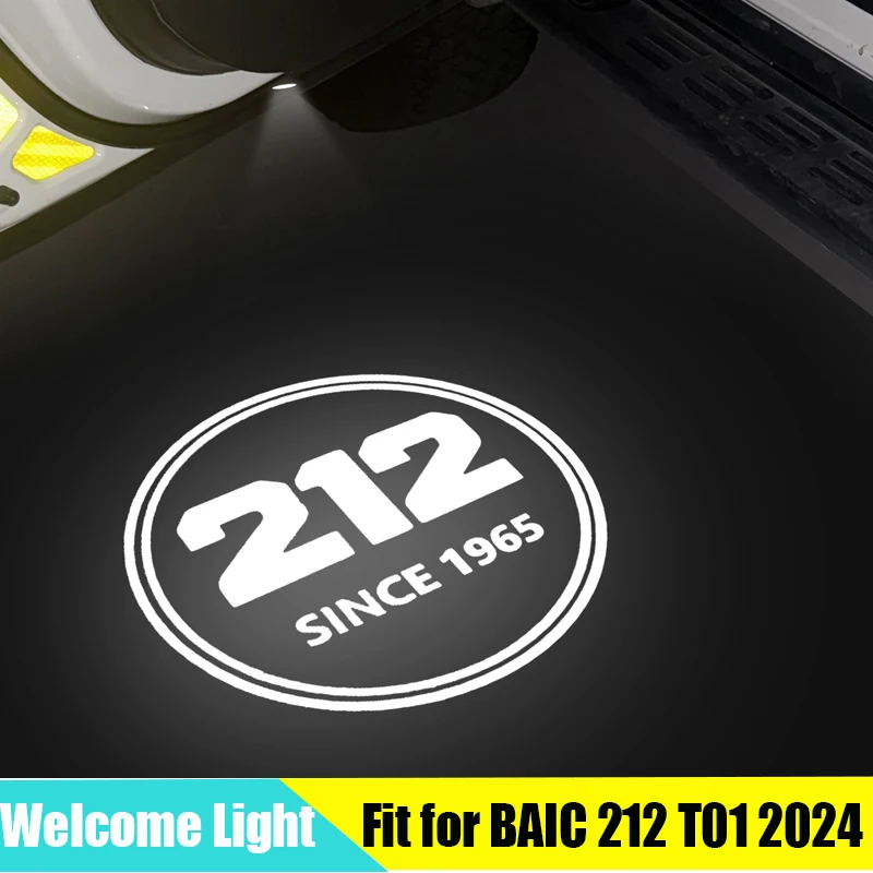 Autotür-Willkommenslicht, geeignet für BAIC 212 T01 2024 2025, modifizierte Autotürverkleidung, Bodenleuchte, Umgebungslicht, Außenzubehör