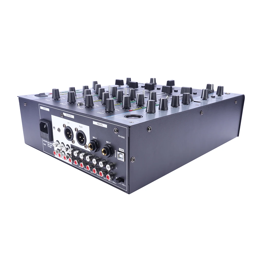 Professional Mini DJ Controller for Club Disco Home Audio Power Mixer Console Mini Speaker Use