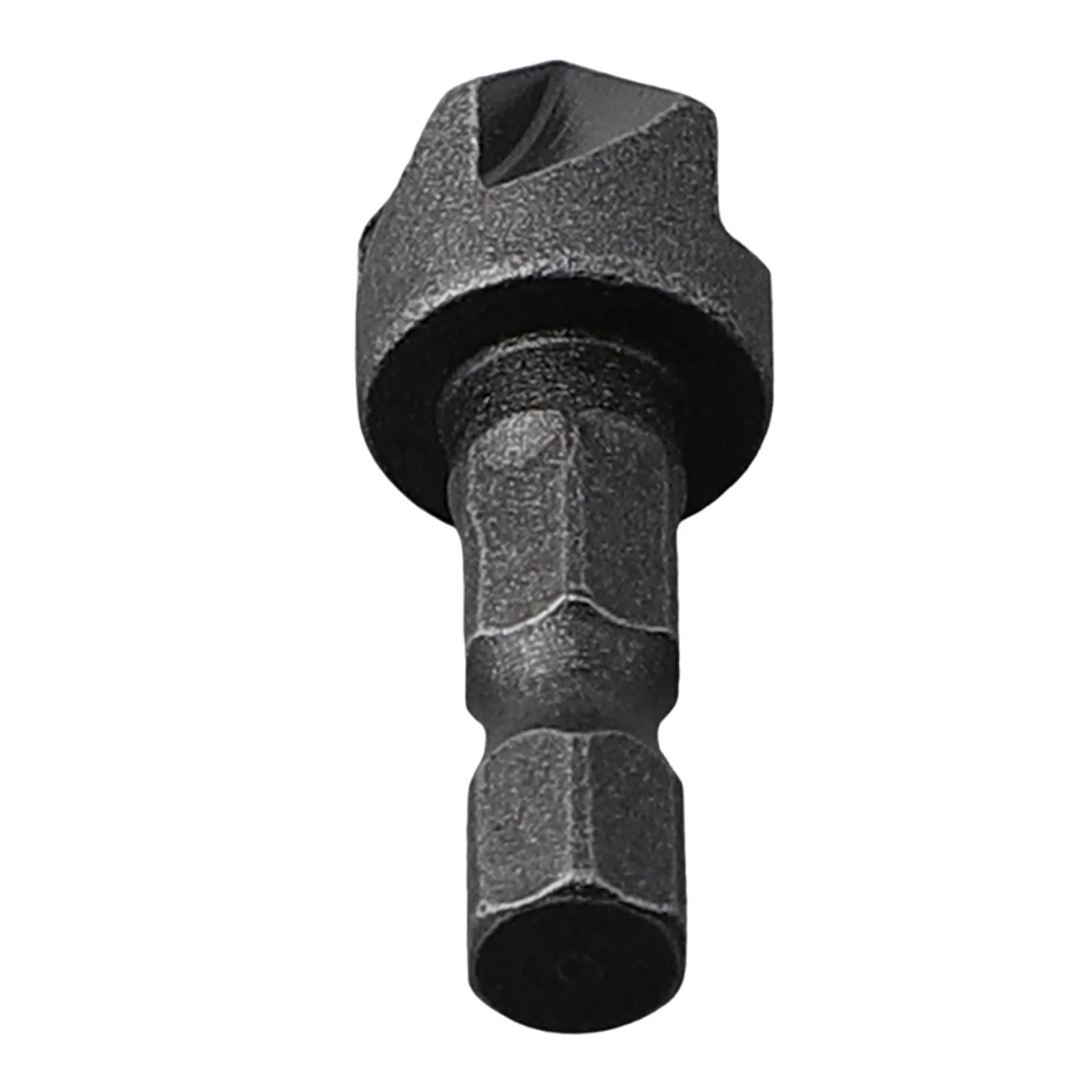 Power Tools Chamfering Tool 1 4 Hexagonal Shank 90 Degree Debur Woodworking 1pcs 5 Flute Countersink Drill Gray