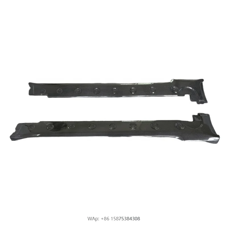 

992 upgrade F Style carbon fiber side skirt body kit 992 911 Side spoiler