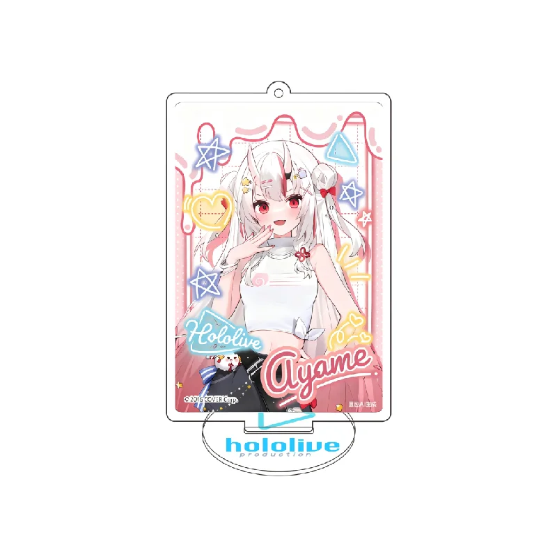 HOT Hololive virtual YouTuber desktop ornament activity game character 10CM HD acrylic stand desktop view 2