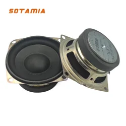SOTAMIA 2Pcs 2.5 Inch Portable Full Range Speaker 4 Ohm 8W HIFI Speaker Audio Sound Music Home Theater Loudspeaker for YAMAHA
