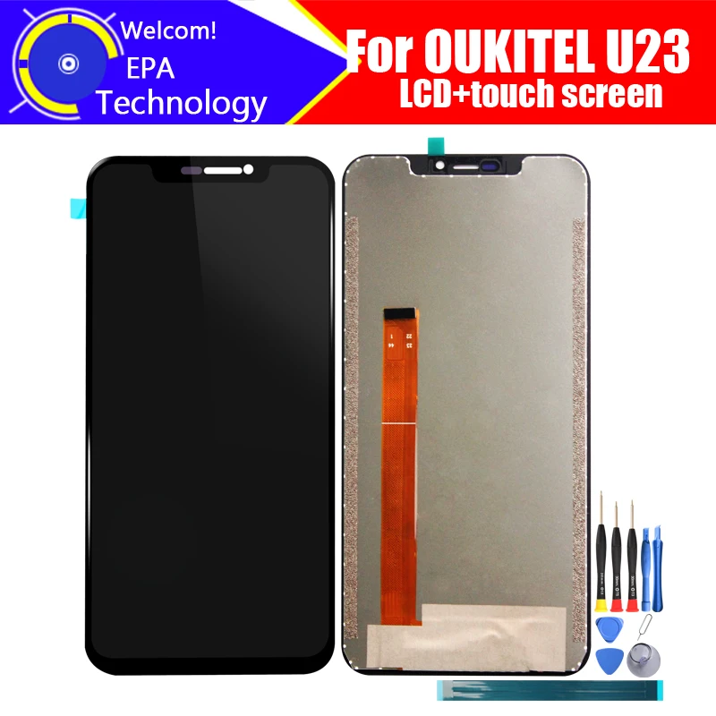 

6.18 inch OUKITEL U23 LCD Display+Touch Screen Digitizer Assembly 100% Original New LCD+Touch Digitizer for U23+Tools