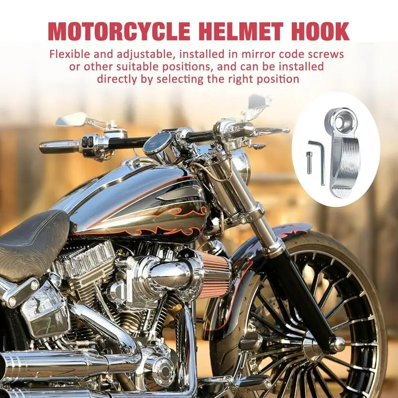 Helmets Hook Motorcycle Helmet Straps Helmets Display Holder Helmet Stand Motorcycle Helmet Holder with Mounting Screws