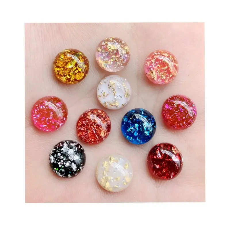 DIY30pcs/lot 5*11.5 mm rehearsal bead flat-backed drill scrapbook wedding semi-bead jewelry craft Earrings DIY accessories