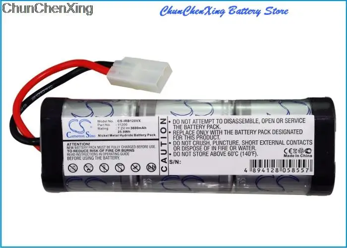 Cameron Sino 3600mAh Battery 11200 for iRobot Looj 12101, 130, 13501, 150, Gutter Cleaner, Gutter Cleaning Robot 120