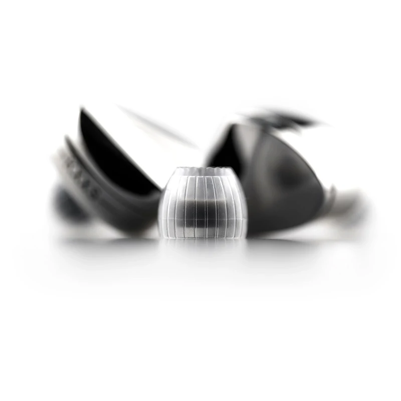 Moondrop Spring Tips ซิลิโคนนุ่มหูฟังหู-เคล็ดลับสําหรับ IEMs 3 คู่ใช้งานร่วมกับเส้นผ่านศูนย์กลางหัวฉีดสําหรับ 4.8 มม.-6.4 มม.